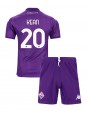 Fiorentina Moise Kean #20 Domácí dres pro děti 2024-25 Krátký Rukáv (+ trenýrky)